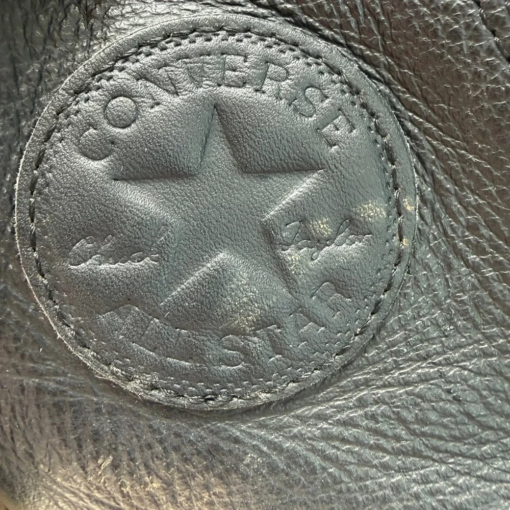 Converse Chuck Taylor All Star Leather Hi Top Black Unisex M7‎ W9